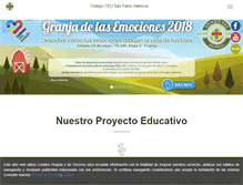 Tablet Screenshot of colegioceuvalencia.es